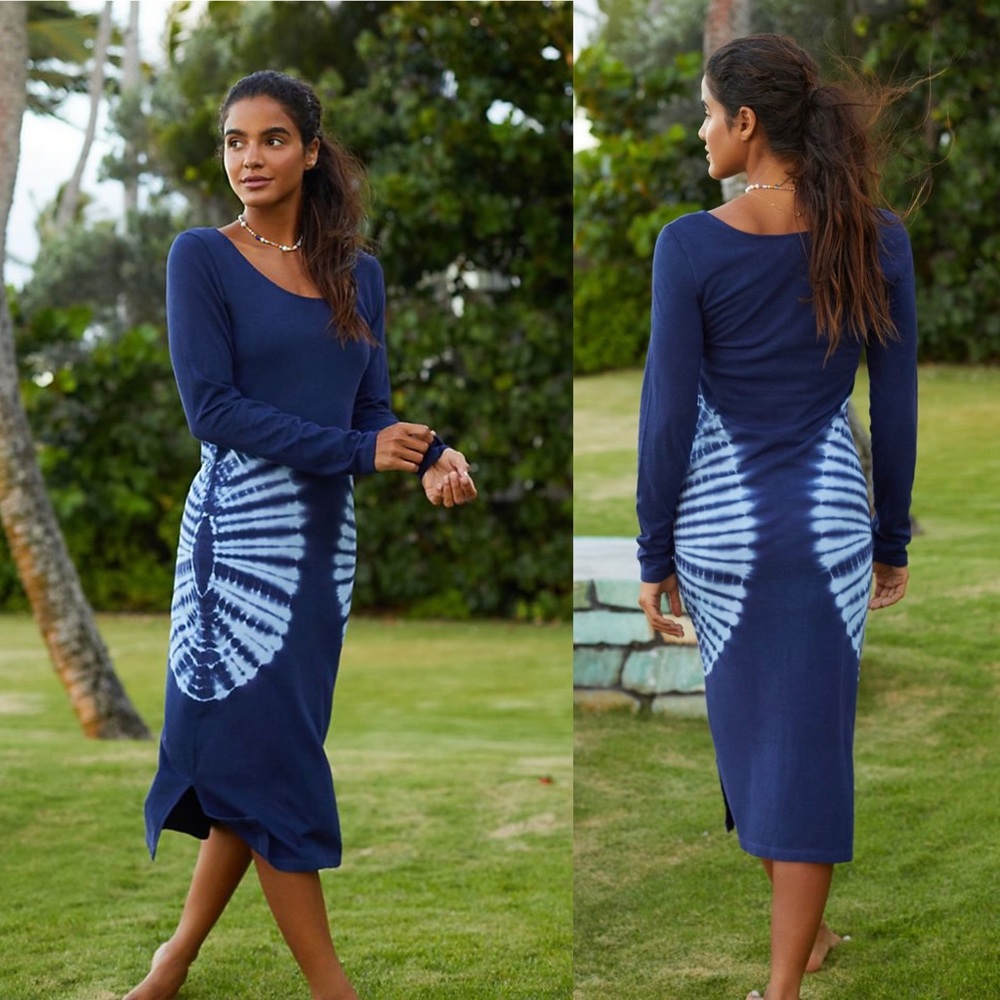 Anthropologie Kira Tie Dye Midi Dress